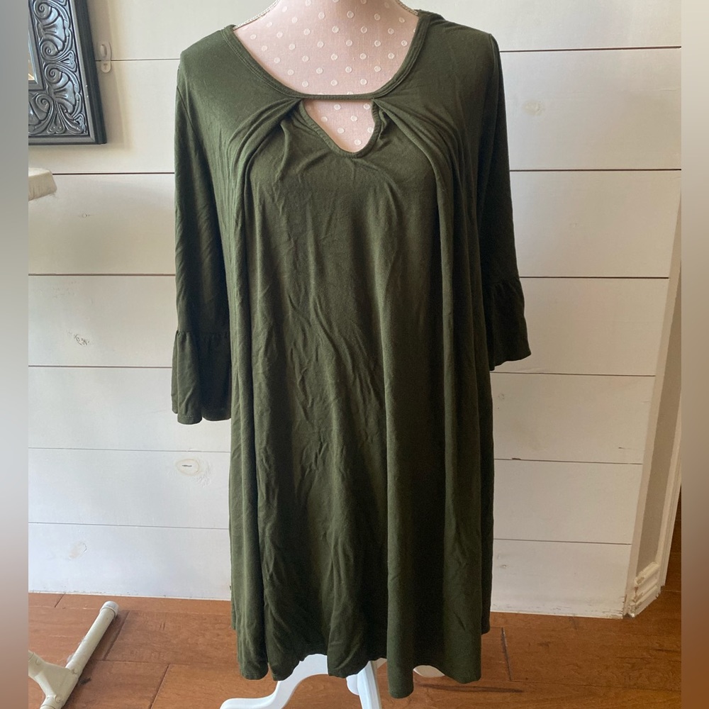 Olive Green Umgee USA Dress